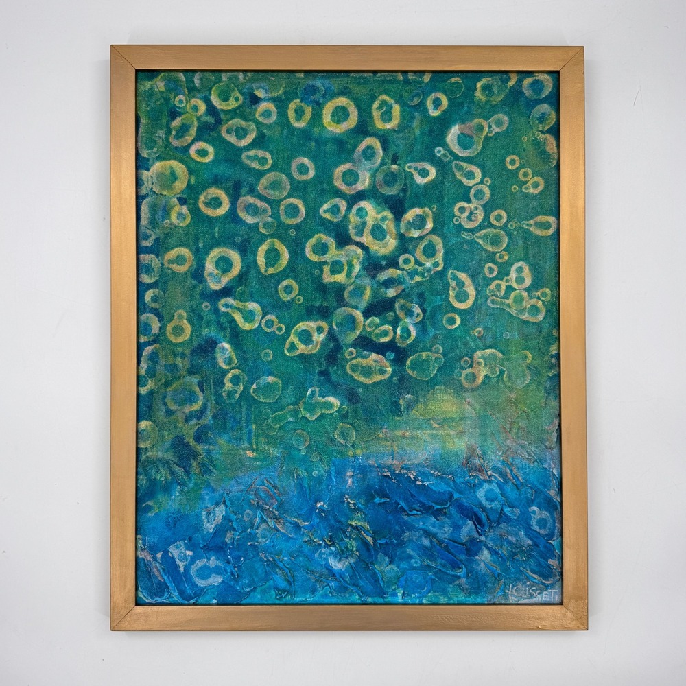 Original Contemporary Abstract "Night of Revelation" Textured Painting